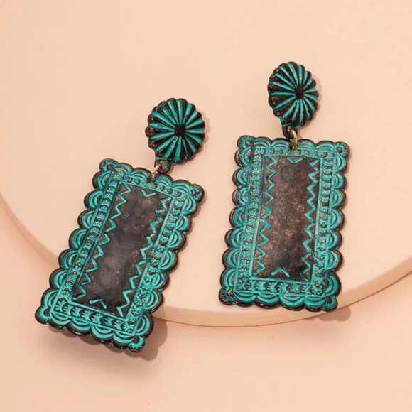 Vintage boho earrings - Picture 3 of 3